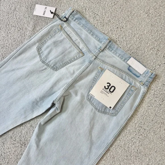 RE/DONE The Californian Mid Rise Panel Jeans Size 30